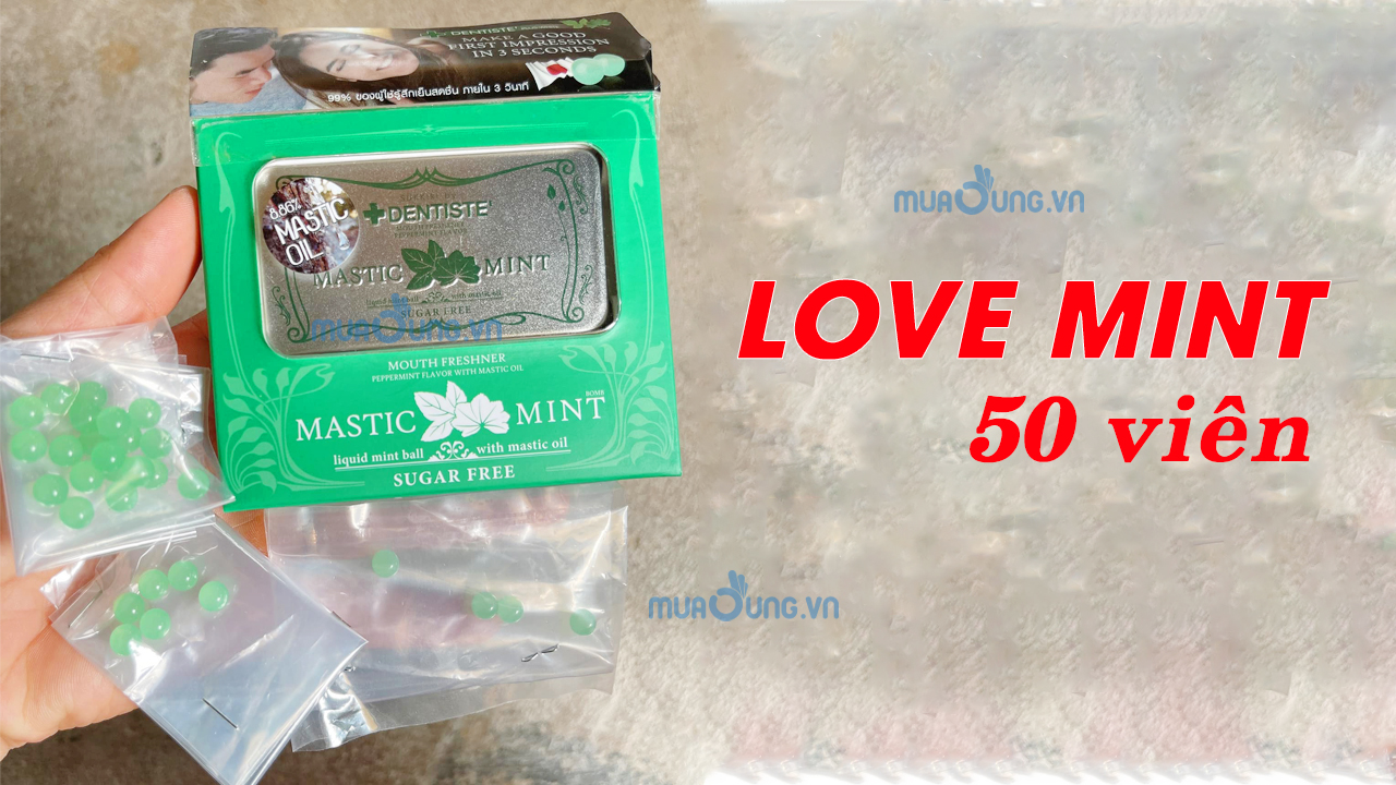 kẹo love mint 50 viên