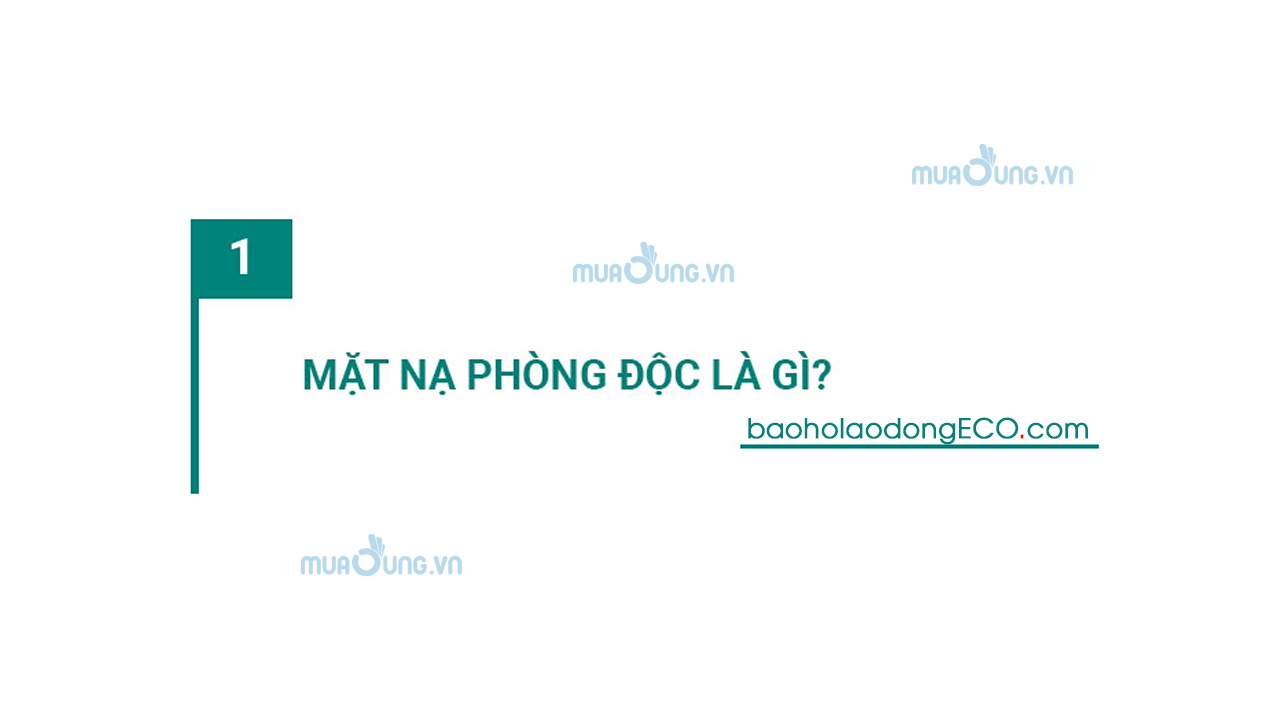 MẶT NẠ PHÒNG ĐỘC