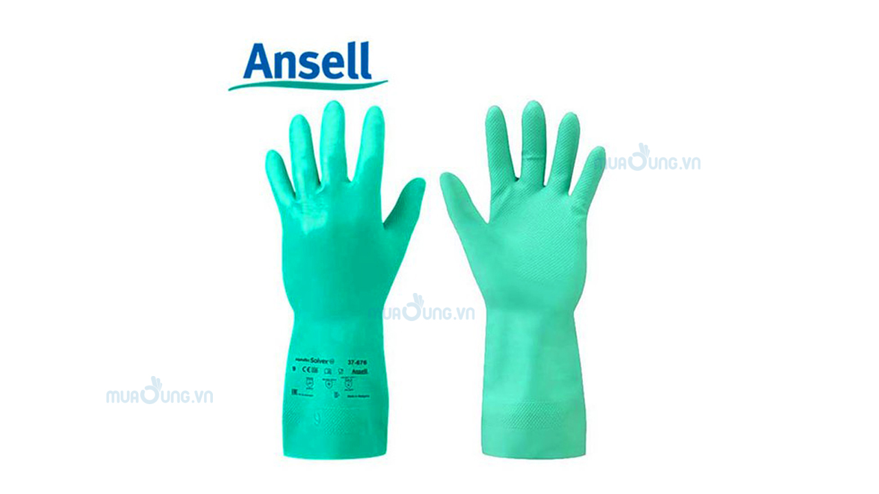 Găng tay chống hóa chất Ansell 37-676 chính hãng
