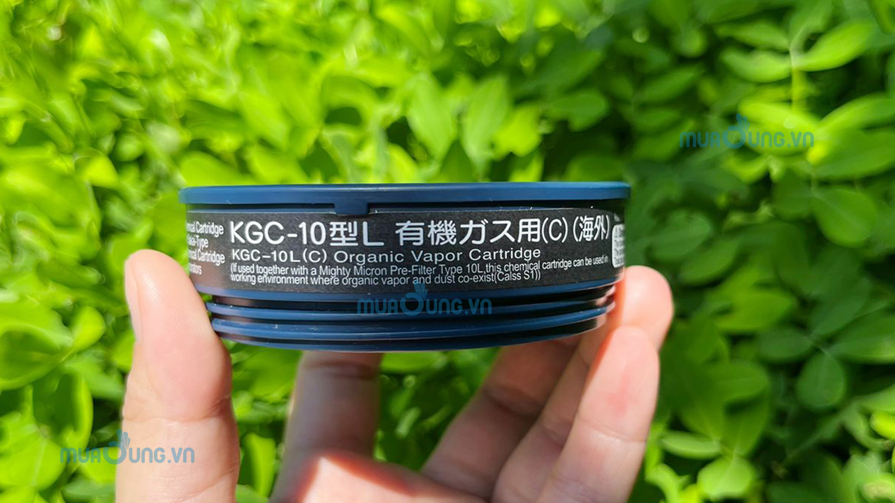 Phin lọc độc dùng cho mặt nạ phòng độc Koken G7 - KGC 10L to hơn, dùng lâu hơn