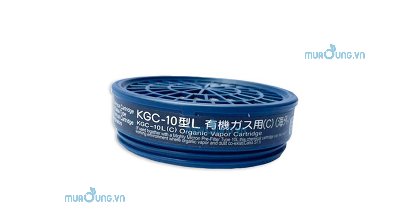 Phin lọc độc dùng cho mặt nạ phòng độc Koken G7 - KGC 10L to hơn, dùng lâu hơn