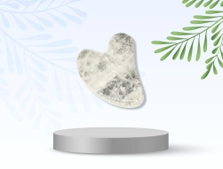 Guasha massage cao cấp chất liệu đá thạch anh trắng tự nhiên