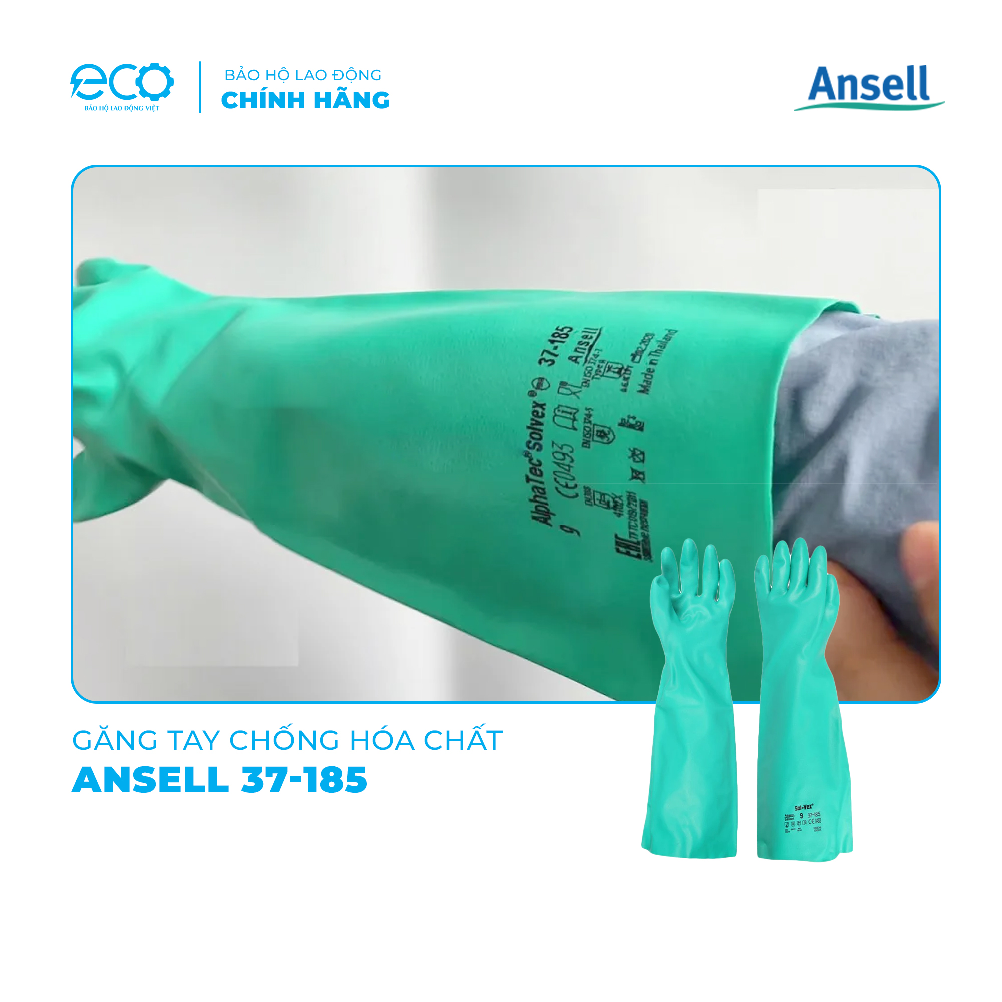 Găng tay chống hóa chất Ansell 
