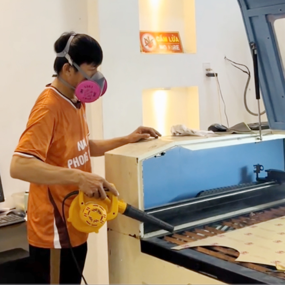 Bộ mặt nạ phòng độc 3M 7501/ 7502 kèm phin 2097 lọc bụi mịn, chống hơi độc, khí hàn cắt đúc kim loại