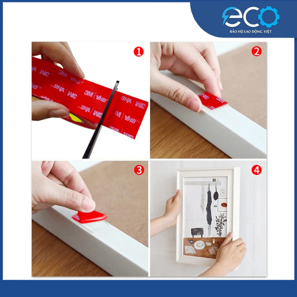 Băng keo cường lực 2 mặt trong suốt 3M 4910 (12mm x dài 4.5m)