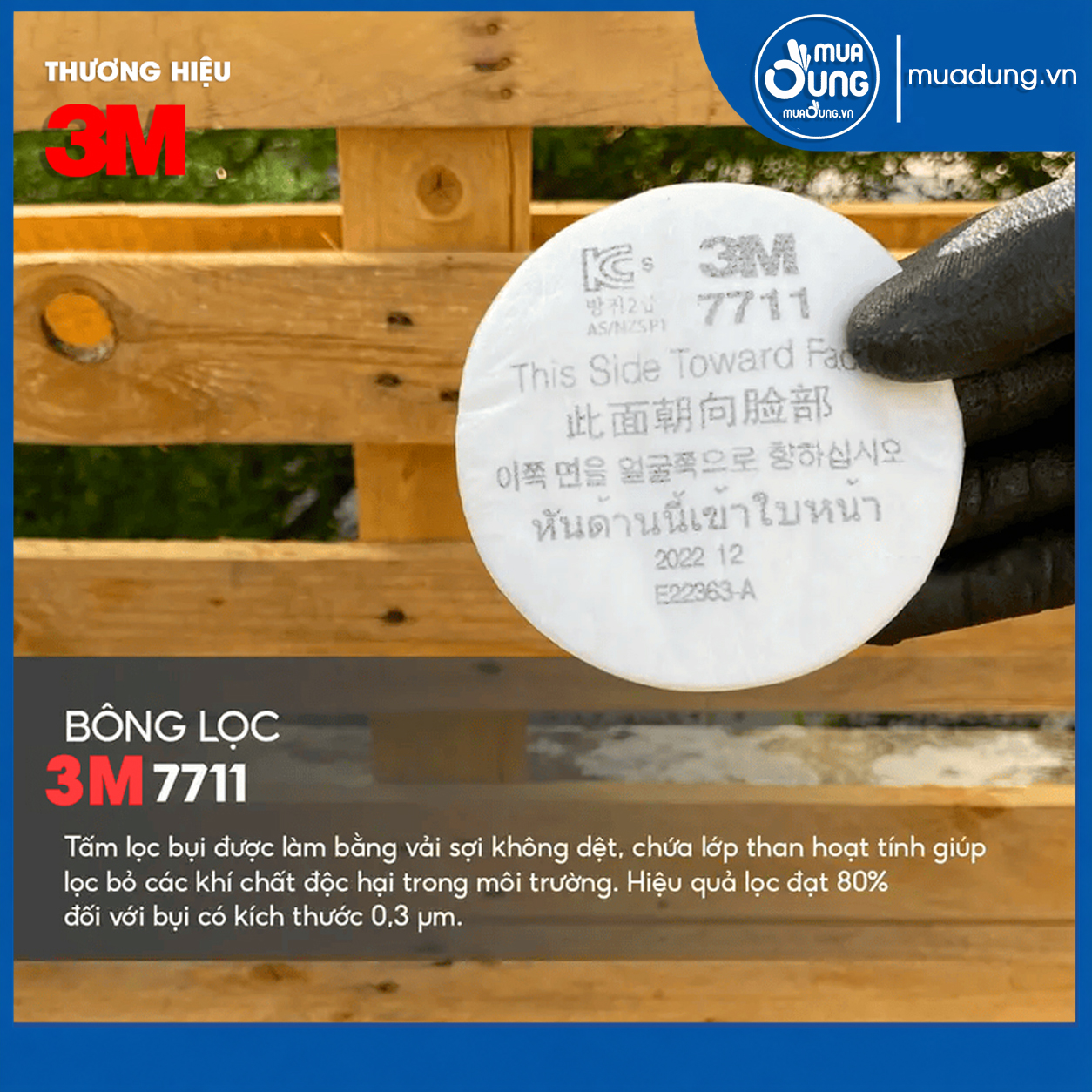 Tấm lọc bụi 3M 7711