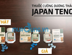 Cách phân biệt thật giả thuốc cường dương japan tengsu nhật bản