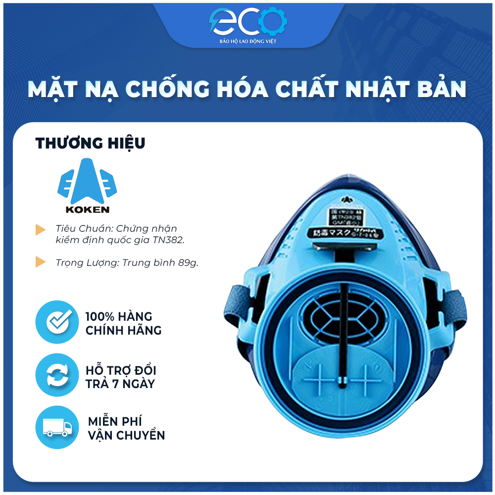 Mặt Nạ Chống Độc KoKen G7 Chính Hãng Nhật Bản