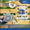 Bộ mặt nạ ph&ograve;ng độc 3M 6100/6200 k&egrave;m phin 6003, tấm lọc 5N11 v&agrave; nắp giữ 501 lọc hơi hữu cơ v&agrave; kh&iacute; axit