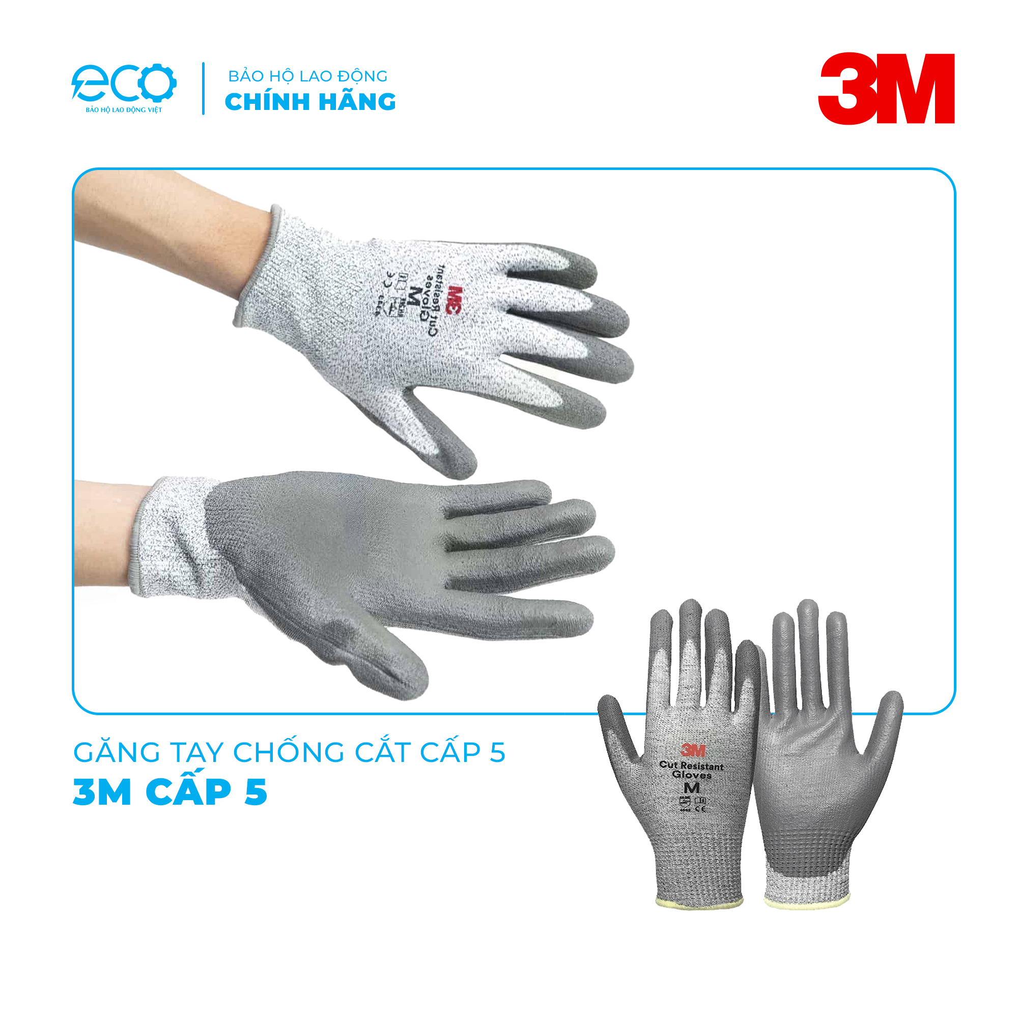 Găng tay chống cắt 3M cấp 5 cao cấp ch&iacute;nh h&atilde;ng