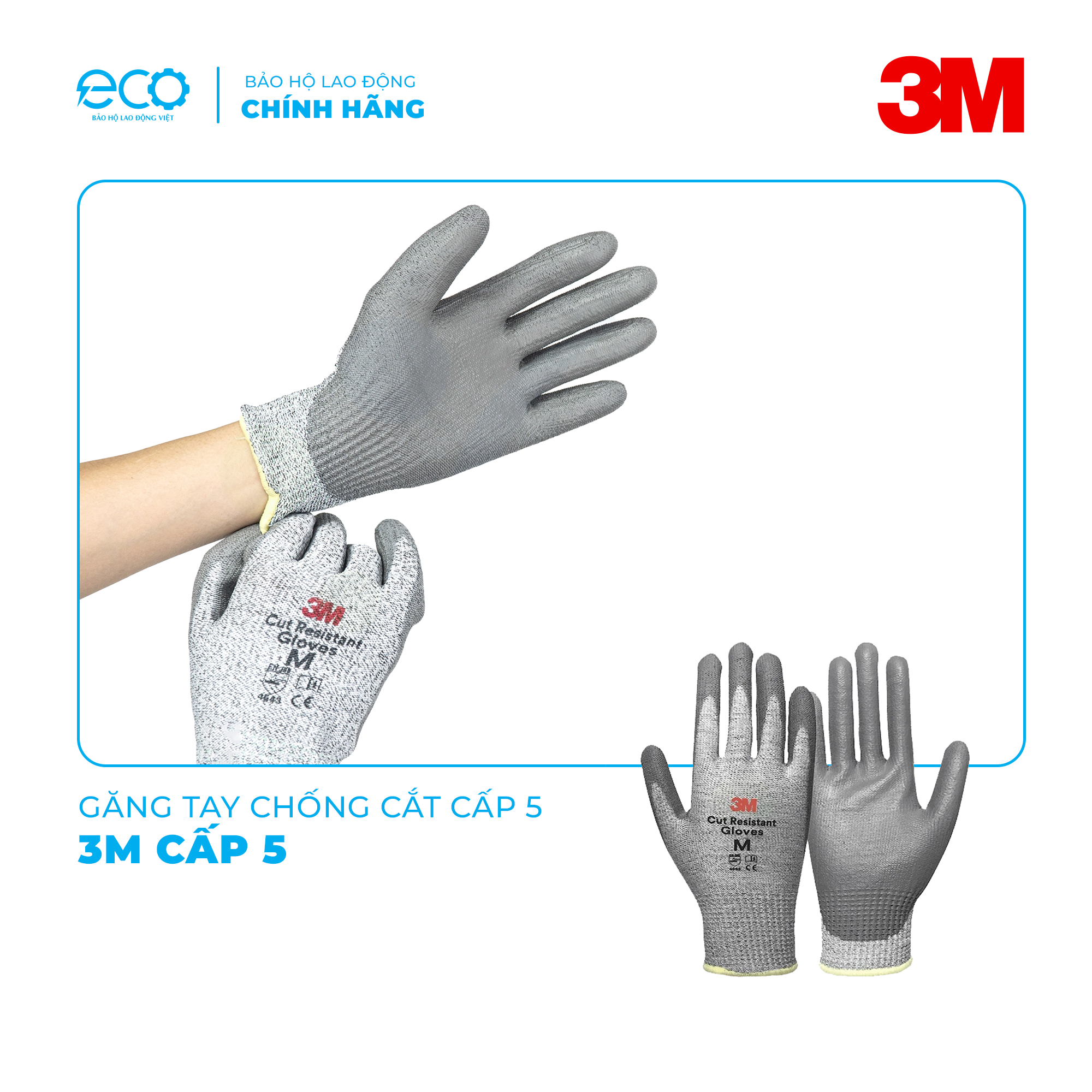 Găng tay chống cắt 3M cấp 5 cao cấp ch&iacute;nh h&atilde;ng