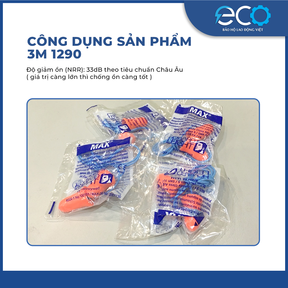 5 cặp n&uacute;t bịt tai chống ồn Howard Leight Max 30 &ndash; Giải ph&aacute;p bảo vệ th&iacute;nh gi&aacute;c tối ưu