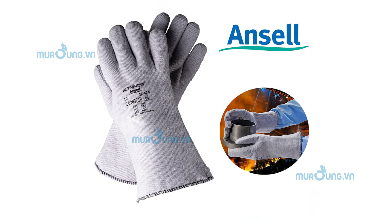 Găng tay chịu nhiệt Ansell 42-474 chính hãng