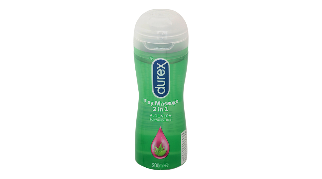 Gel bôi trơn Durex Play Massage 2 in 1 200ml gốc nước chiết xuất lô hội