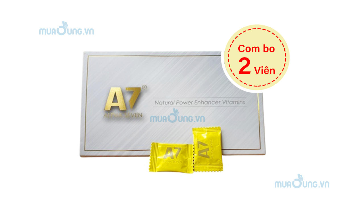 Kẹo Ngậm A7 Alpha Seven 2 Viên chính hãng