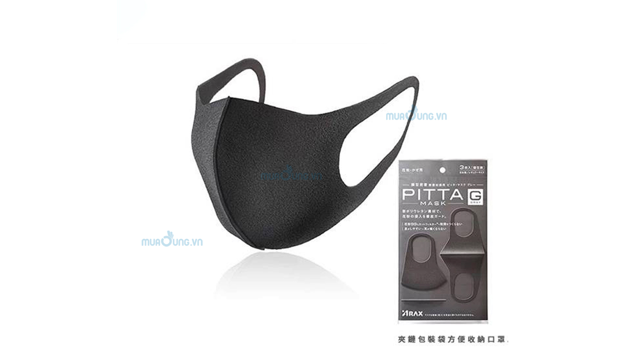 Khẩu trang pitta mask nhật bản chống nắng , tia uv, khói bụi Nhật Bản