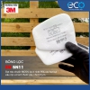 Combo (7 m&oacute;n) mặt nạ ph&ograve;ng độc 3M 7501, 7502 kết hợp phin lọc 3M 6001, tấm lọc bụi 5N11 c&ugrave;ng nắp giữ 501