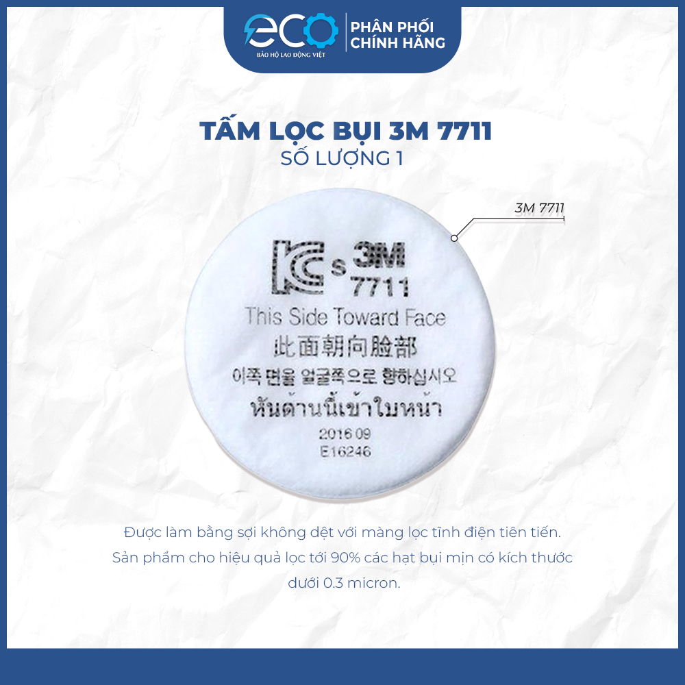 Bộ phụ kiện lọc mặt nạ phòng độc 3M dành cho mặt nạ 3100 - 3200