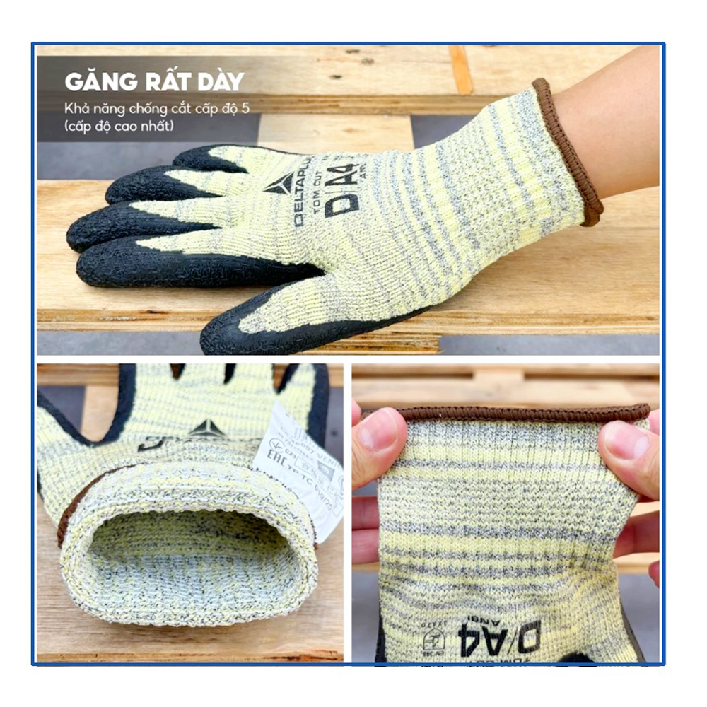 Găng tay bảo hộ Delta Plus VENICUT52 (VENICUTD02) – chống cắt, chịu nhiệt