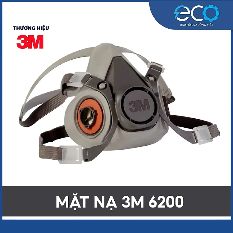 Combo mặt nạ ph&ograve;ng độc 3M 6100/6200/6300 k&egrave;m b&ocirc;ng lọc 3M 2097 chuy&ecirc;n chuy&ecirc;n lọc kh&oacute;i h&agrave;n, lọc bụi mịn pm2.5, chống hơi sơn, vi khuẩn