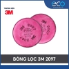 Phin lọc 3M 2097 chống độc, chống giọt bắn, lọc bụi mịn pm2.5, kh&oacute;i h&agrave;n, 3M ch&iacute;nh h&atilde;ng 1 cặp ( 2 chiếc)