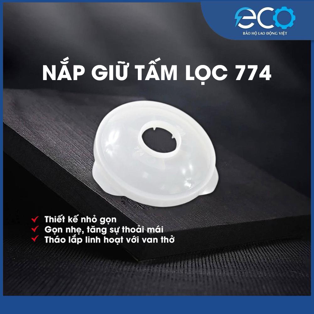 Bộ Mặt Nạ Ph&ograve;ng Độc 3M 3100/3200 K&egrave;m Phin 3301K-100, Tấm Lọc 7711 & Nắp 774