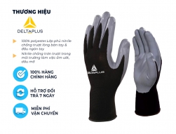 Găng tay bảo hộ đa dụng phủ PU chống cắt, trơn trượt Deltaplus VE712GR