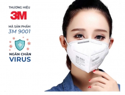  Combo 5 c&aacute;i khẩu trang chống bụi 3M 9001 ch&iacute;nh h&atilde;ng &ndash; Lọc bụi, bảo vệ h&ocirc; hấp